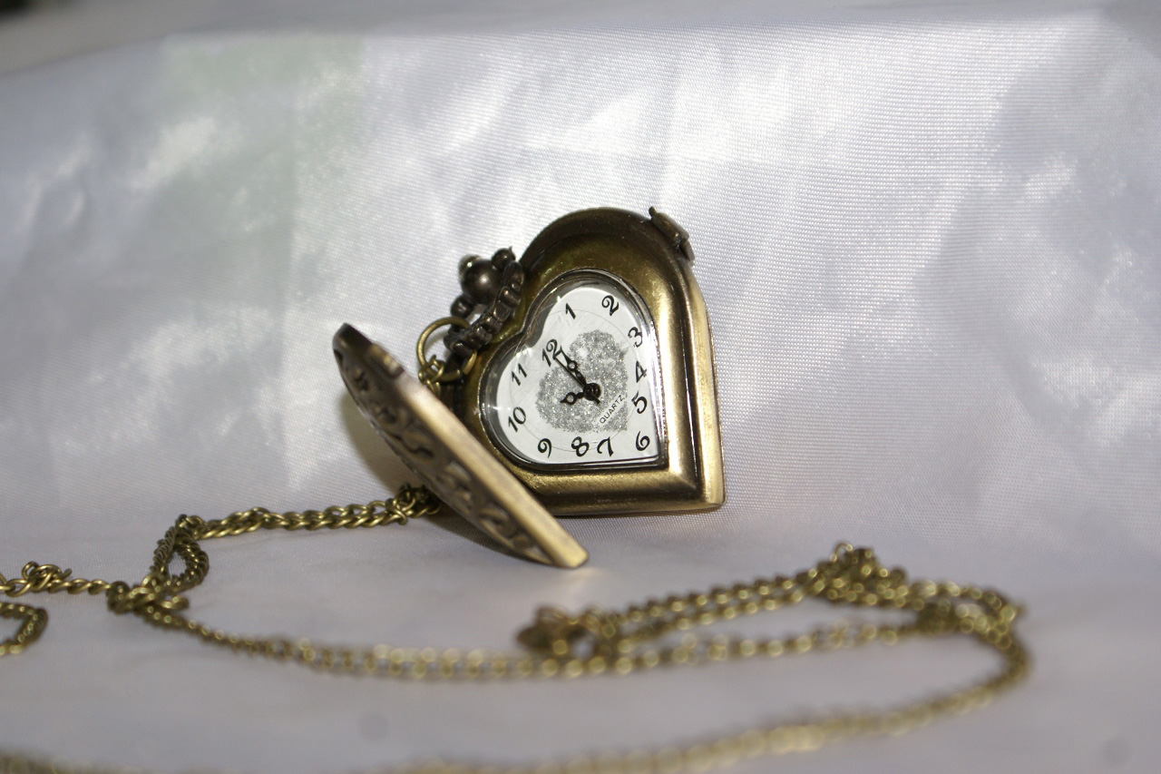 Orologio da tasca cuore Quartz